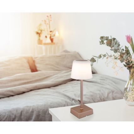 Globo - LED dimbar touchbordslampa LED/2W/5V 3000/4500/6500K 800 mAh beige