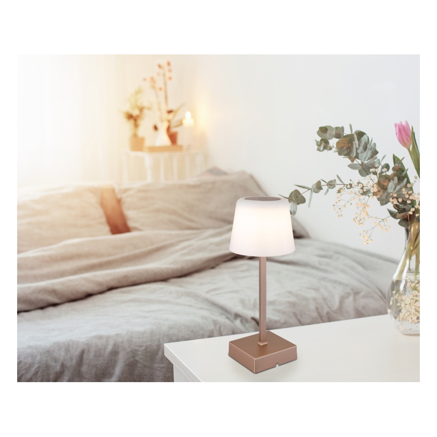 Globo - LED dimbar touchbordslampa LED/2W/5V 3000/4500/6500K 800 mAh beige