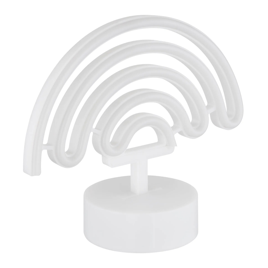 Globo - LED Neon bordslampa LED/2W/3xAA regnbåge
