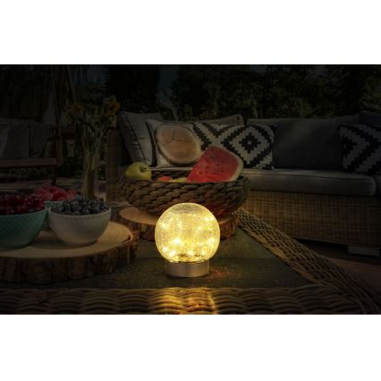 Globo - LED Dekorativt uppladdningsbart bordslampa 25xLED/0,06W/5V 600 mAh IP44