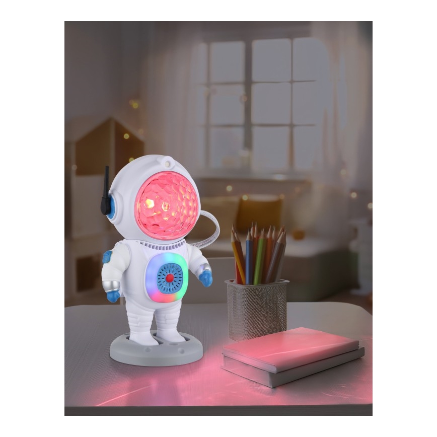 Globo - LED RGB Bordslampa LED/6W/5V astronaut vit