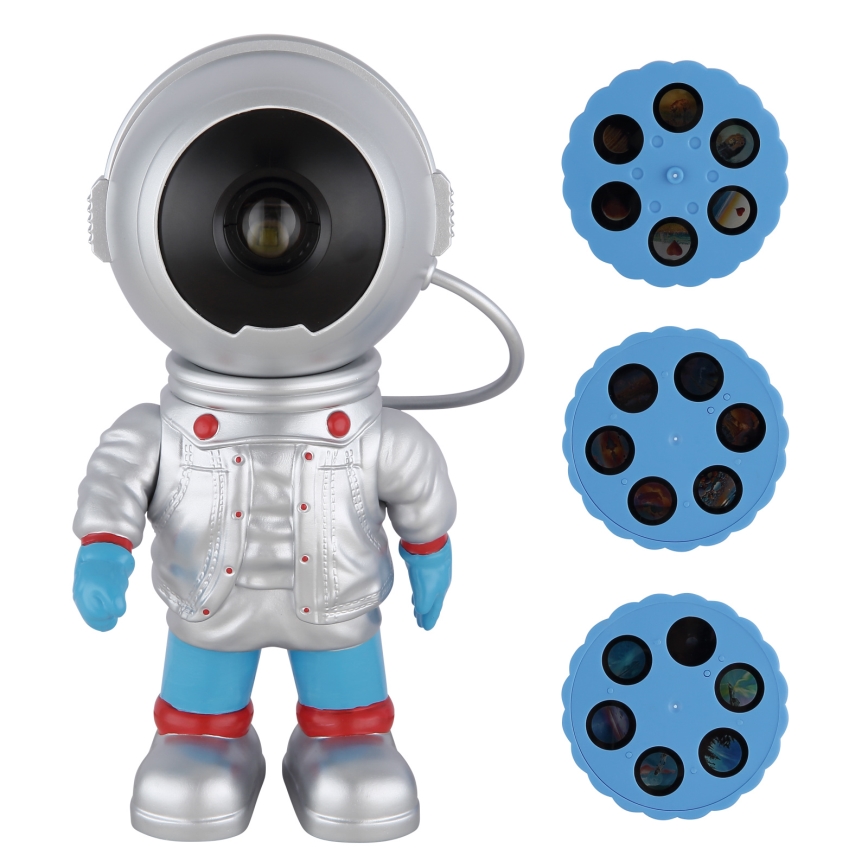 Globo - Dimbar LED-projektor LED/3W/5V astronaut