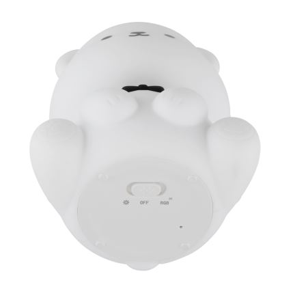 Globo - LED RGBW dimbar uppladdningsbar nattlampa för barn LED/1W/5V 1200 mAh björn