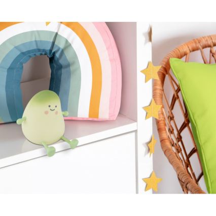 Globo - LED RGBW dimbar uppladdningsbar nattlampa för barn LED/2W/5V 1200 mAh mango