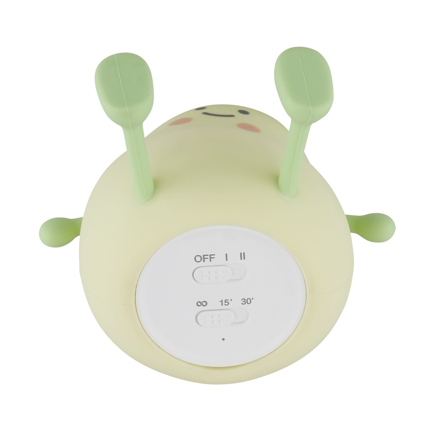 Globo - LED RGBW dimbar uppladdningsbar nattlampa för barn LED/2W/5V 1200 mAh mango