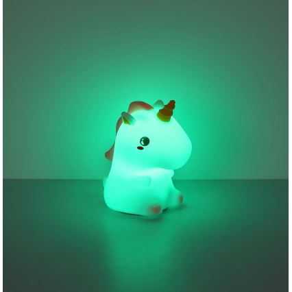 Globo - RGBW LED dimbar uppladdningsbar barnnattlampa LED/1,5 W/5 V 1200 mAh enhörning