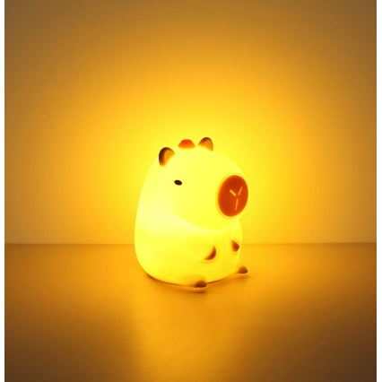 Globo - LED RGBW dimbar uppladdningsbar barnnattlampa LED/1,5W/5V 1200 mAh kapybara