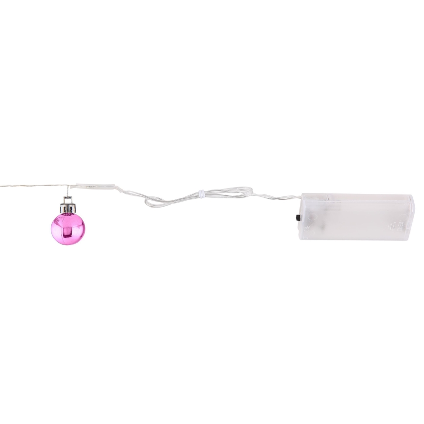 Globo - LED-ljusslinga 20 x LED / 2 x AA, 2,2 m varmvit