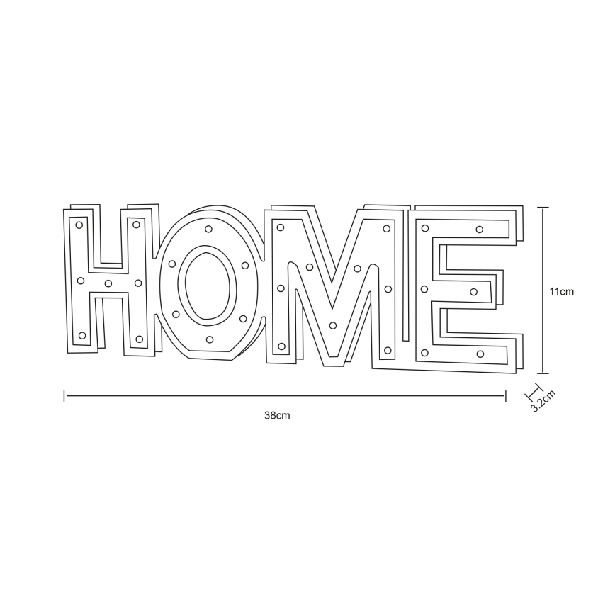 Globo - LED bordslampa 28xLED/0,06W/3xAA poplar