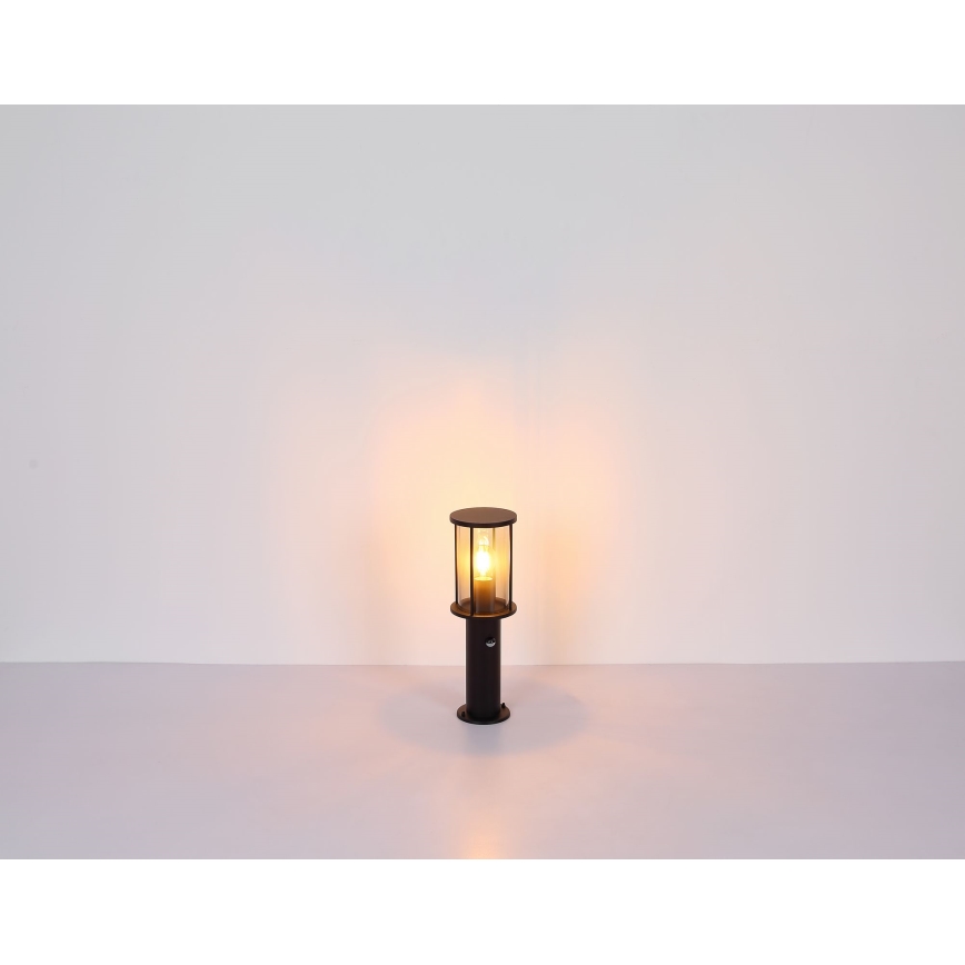 Globo - Lampa med sensor för utomhusbruk 1xE27/60W/230V 60 cm IP54