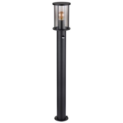 Globo - Lampa med sensor för utomhusbruk 1xE27/60W/230V 100 cm IP54