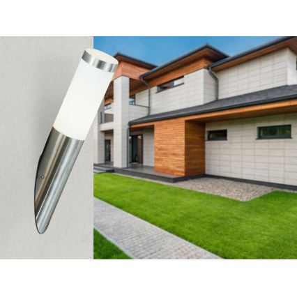 Globo - Vägglampa för utomhusbruk 1xE27/23W/230V IP44