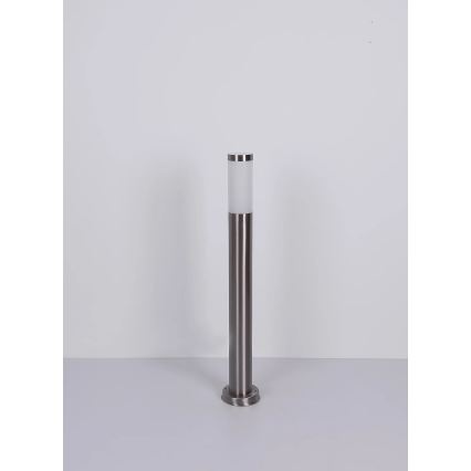 Globo - Utomhuslampa 1xE27/23W/230V IP44 80 cm skinande krom