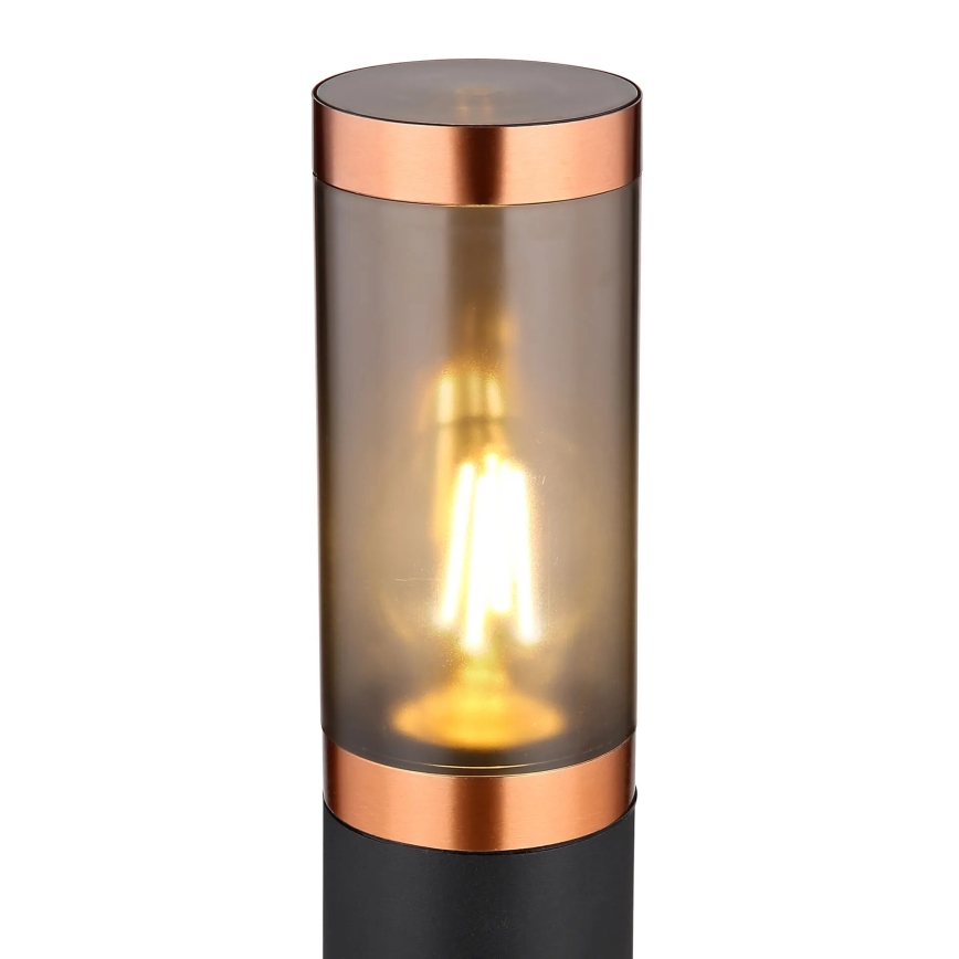 Globo - Utomhuslampa 1xE27/23W/230V IP44 80 cm svart/koppar