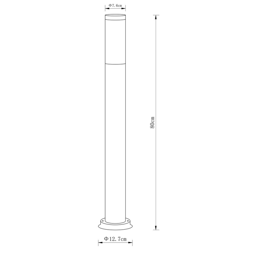 Globo - Utomhuslampa 1xE27/23W/230V 80 cm IP44