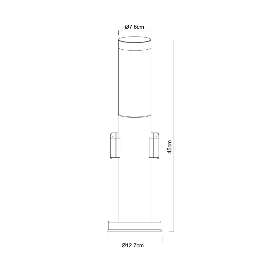 Globo - Utomhuslampa med 2 lamphållare 1xE27/23W/230V IP44