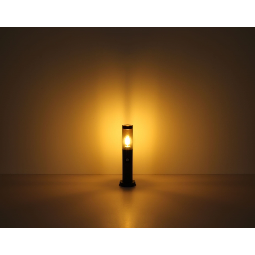 Globo - Lampa med sensor för utomhusbruk 1xE27/15W/230V 45 cm IP44