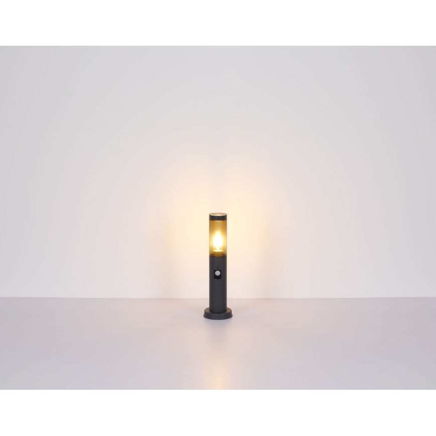 Globo - Lampa med sensor för utomhusbruk 1xE27/15W/230V 45 cm IP44