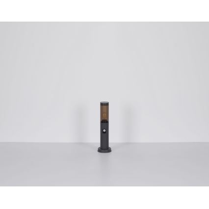 Globo - Lampa med sensor för utomhusbruk 1xE27/15W/230V 45 cm IP44