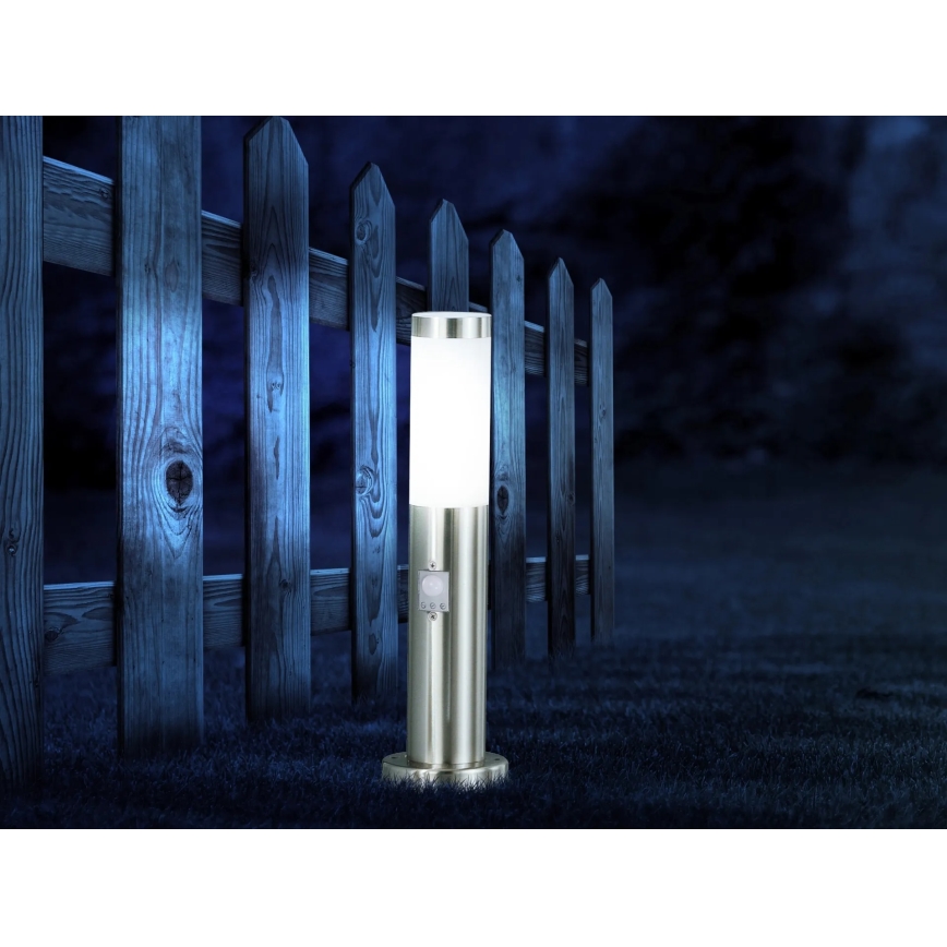 Globo - LED utomhuslampa med sensor 1xE27/8,8W/230V IP44