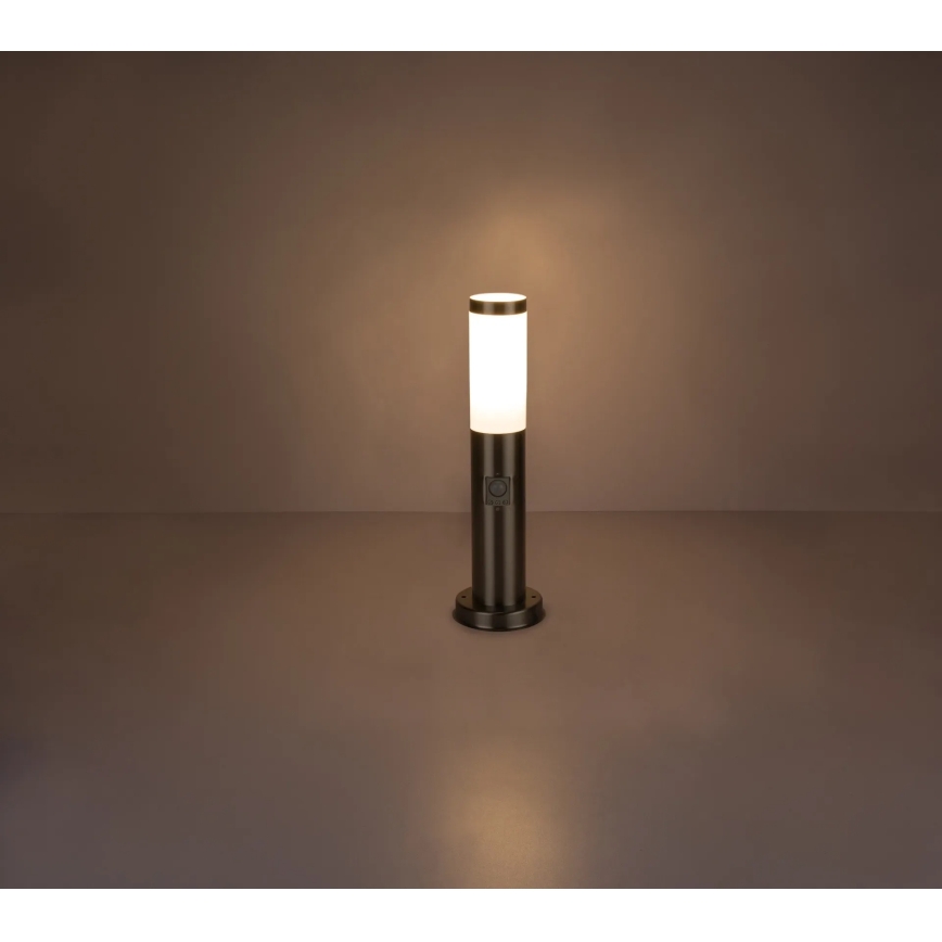 Globo - LED utomhuslampa med sensor 1xE27/8,8W/230V IP44
