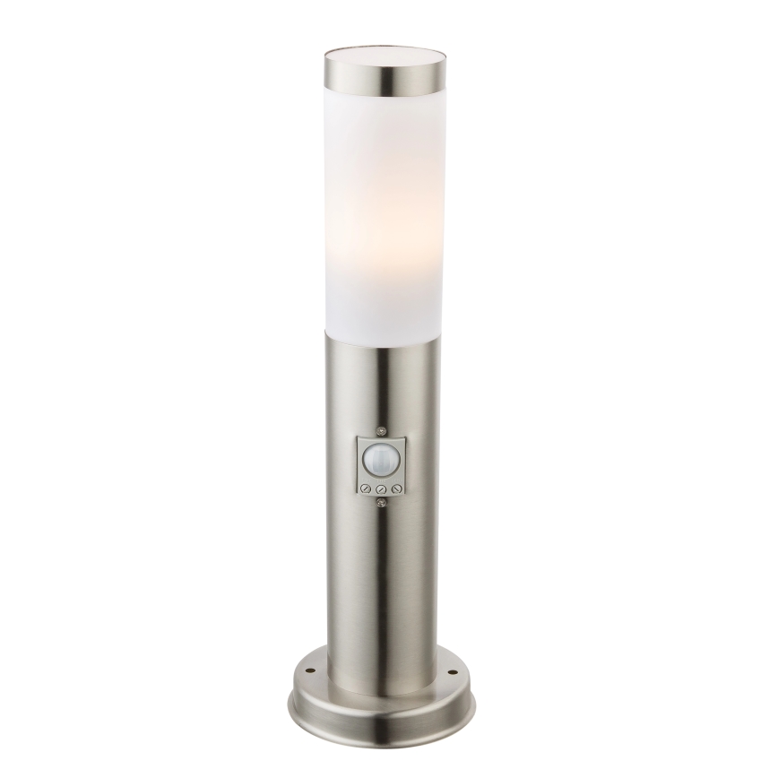 Globo - LED utomhuslampa med sensor 1xE27/8,8W/230V IP44