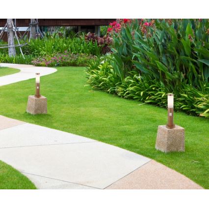 Globo - Utelampa med sensor 1xE27/15W/230V 45 cm IP44