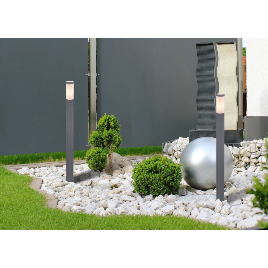 Globo - Utomhuslampa 1xE27/60W/230V IP44 110 cm antracit