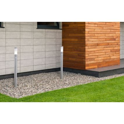 Globo - Lampa med sensor för utomhusbruk 1xE27/60W/230V 110 cm IP44