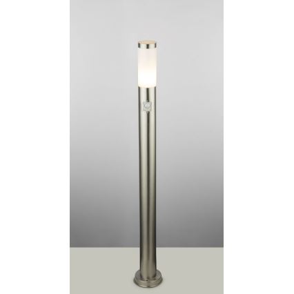 Globo - Lampa med sensor för utomhusbruk 1xE27/60W/230V 110 cm IP44