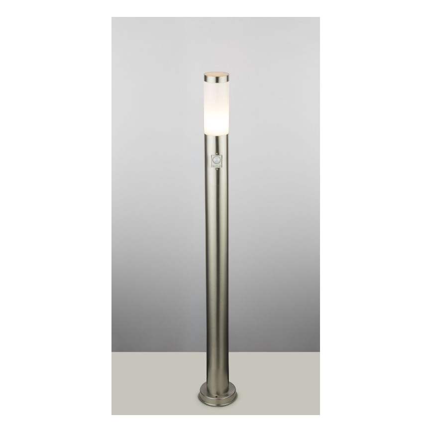 Globo - Lampa med sensor för utomhusbruk 1xE27/60W/230V 110 cm IP44