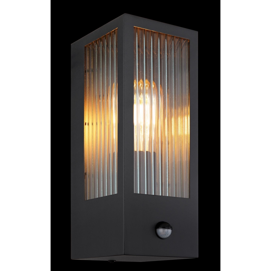 Globo vägglampa med sensor 1xE27/60W/230V IP44