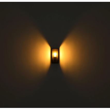 Globo - Vägglampa för utomhusbruk 1xE27/60W/230V IP44 svart