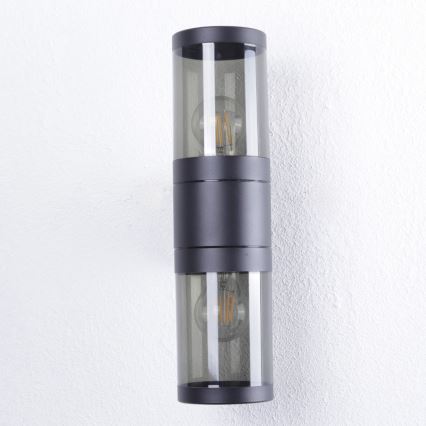Globo - Vägglampa för utomhusbruk 2xE27/60W/230V IP44