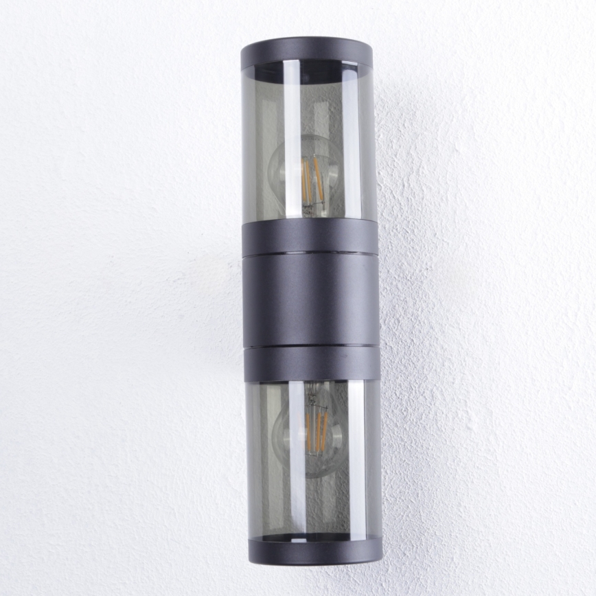 Globo - Vägglampa för utomhusbruk 2xE27/60W/230V IP44