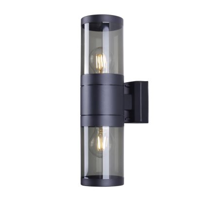 Globo - Vägglampa för utomhusbruk 2xE27/60W/230V IP44