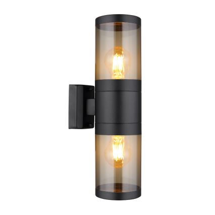 Globo - Vägglampa för utomhusbruk 2xE27/60W/230V IP44