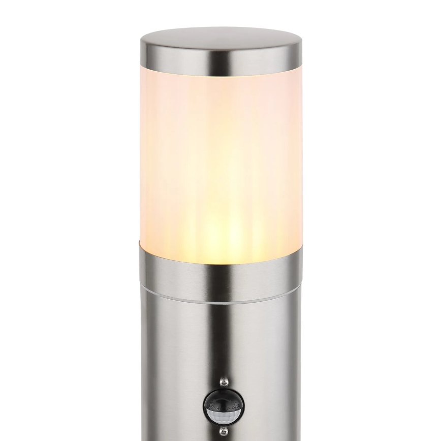 Globo - Lampa med sensor för utomhusbruk 1xE27/60W/230V 50 cm