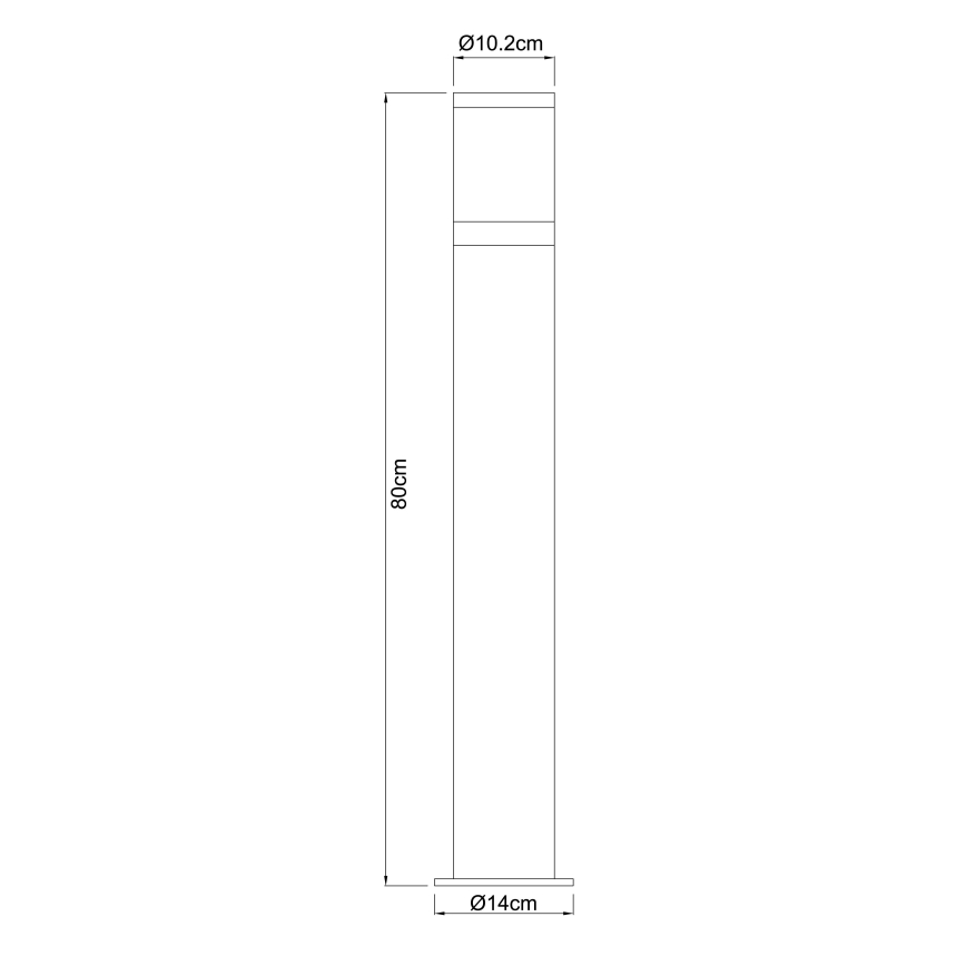 Globo - Utomhuslampa 1xE27/60W/230V IP44