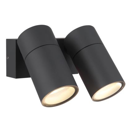 Globo - Väggspotlight 2xGU10/35W/230V