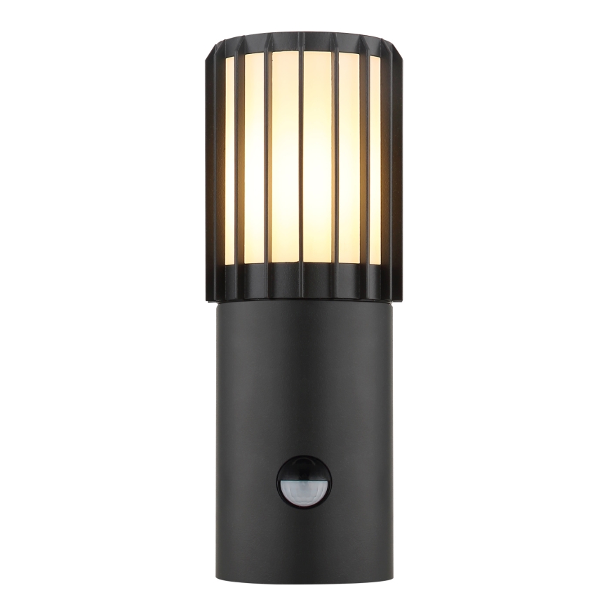 Globo - Utevägglampa med sensor 1xE27/15W/230V IP54