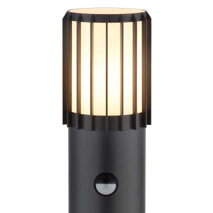 Globo - Utomhuslampa med sensor 1xE27/15W/230V IP54 100 cm