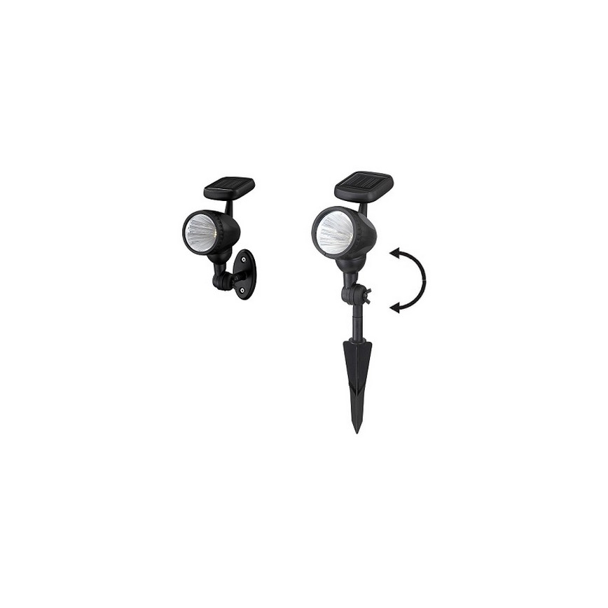 Globo - LED Solcellslampa 3xLED/0,06W IP44