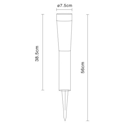 Globo 3303 - Solcellslampa LED SOLAR 2xLED/0,06W/3V 600 mAh
