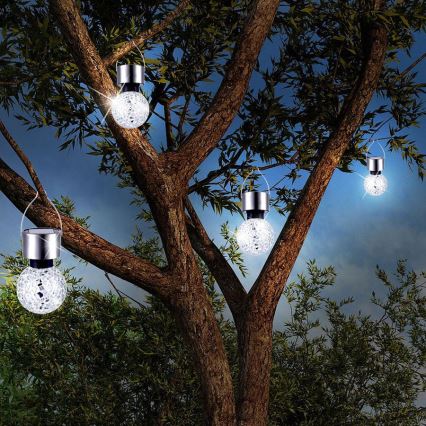 Globo 33056 - Solcellslampa 1xLED/0,06W/3,2V IP44 400 mAh