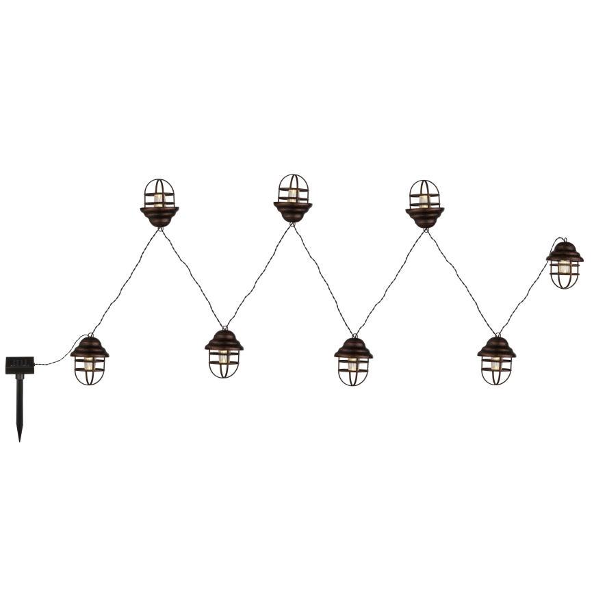 Globo - LED solcellslampa dekorativ 8xLED/3,2V IP44 200 mAh
