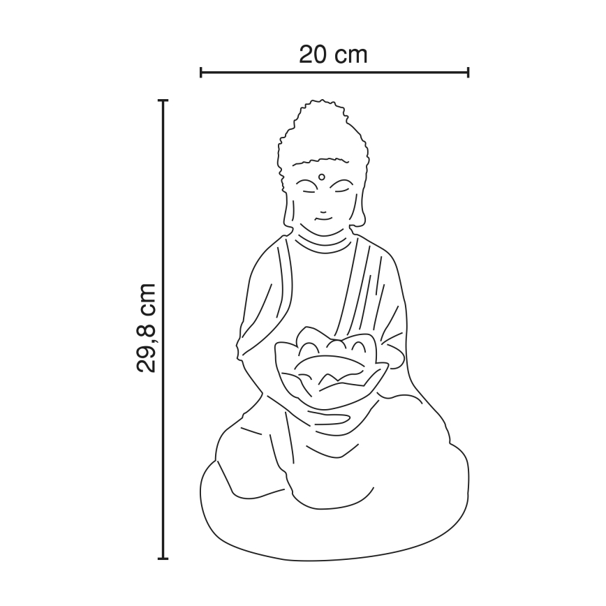 GLOBO - LED Solarlampa LED/0,06W IP44 600 mAh