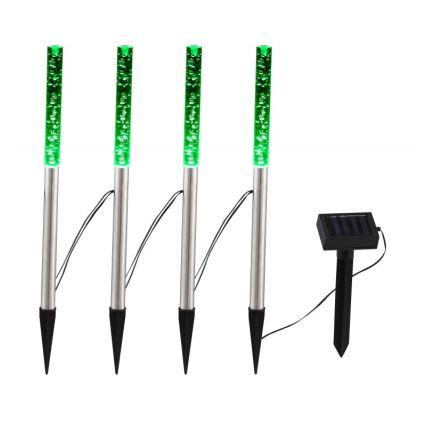 Globo - SET MED 4 LED Solcellslampor 4xLED/0,07W IP44 600 mAh