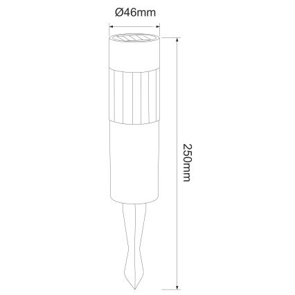 Globo - SET 4x LED Solcellslampa LED/0,06W/3,2V IP44 100 mAh