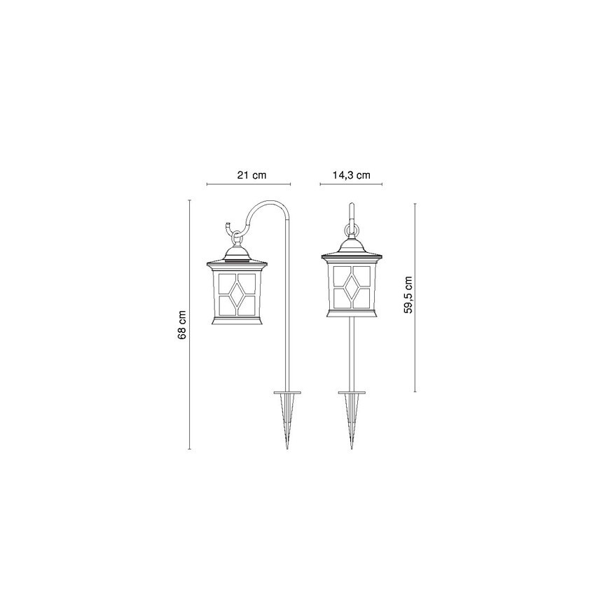Globo - LED solcellslampa LED/0,05W/3,2V IP44 300 mAh